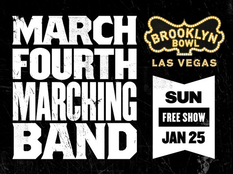 March Fourth Marching Band in Las Vegas